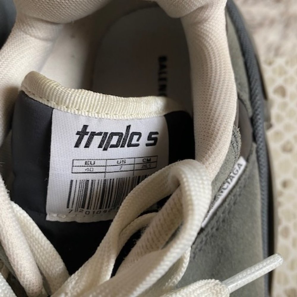 Balenciaga Triple S Multi Panel Sneakers - Picture 2 of 6